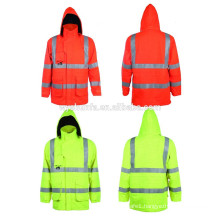 warning security high performance jacket with ENISO20471:2013 certificated